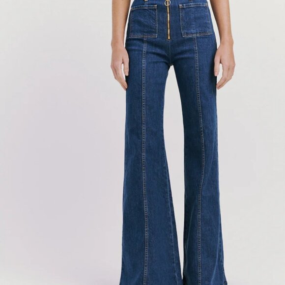 Stoned Immaculate Bardot high waisted bells size 26 - Picture 5 of 9